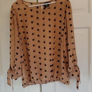 Polka dot blouse